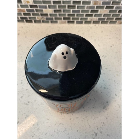 Rae Dunn whimsical ghost jar - Picture 2 of 5